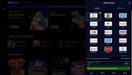 Eindjaarslot Casino bonus